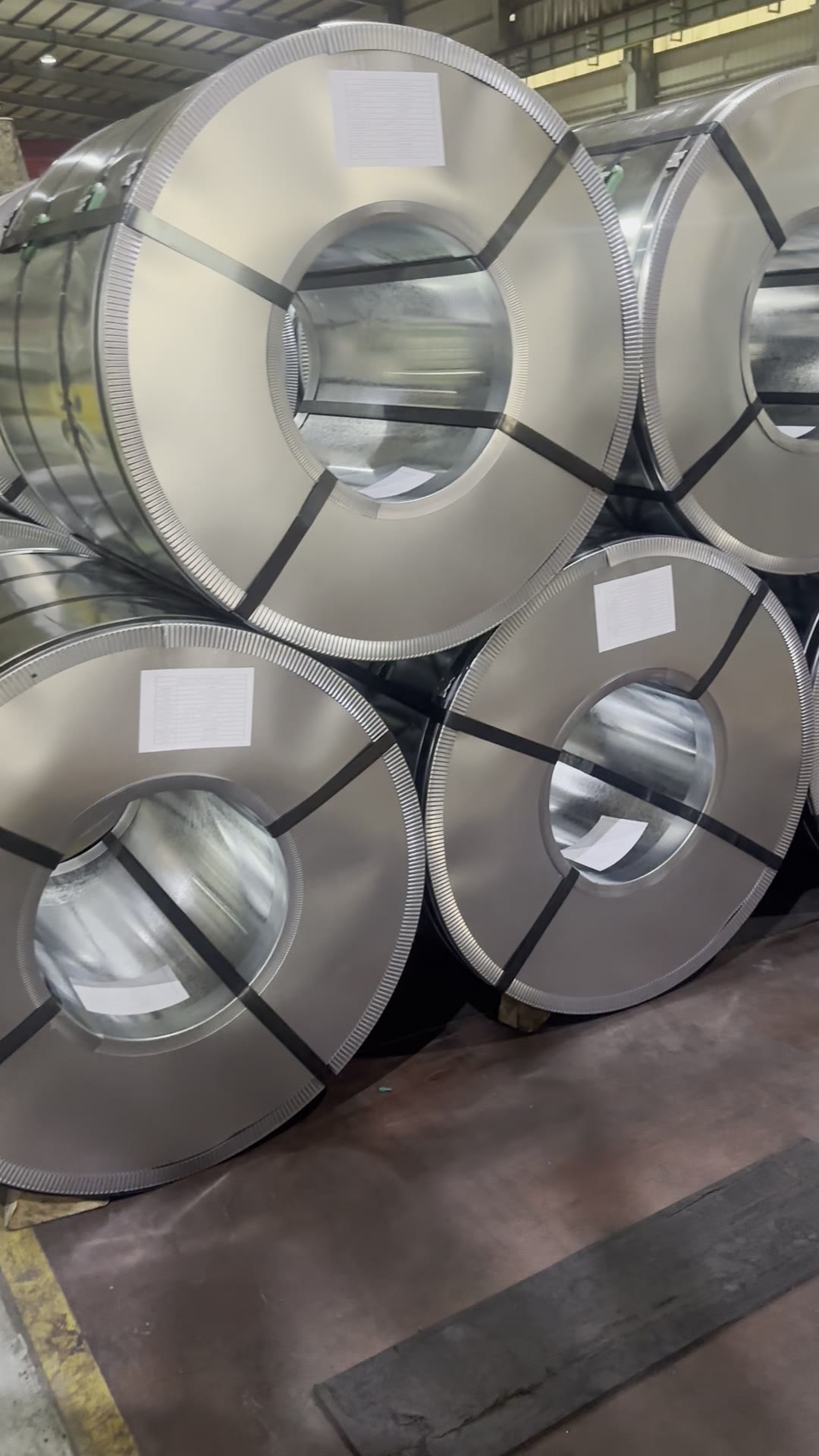Mufaddal Steel warehouse stock aisle